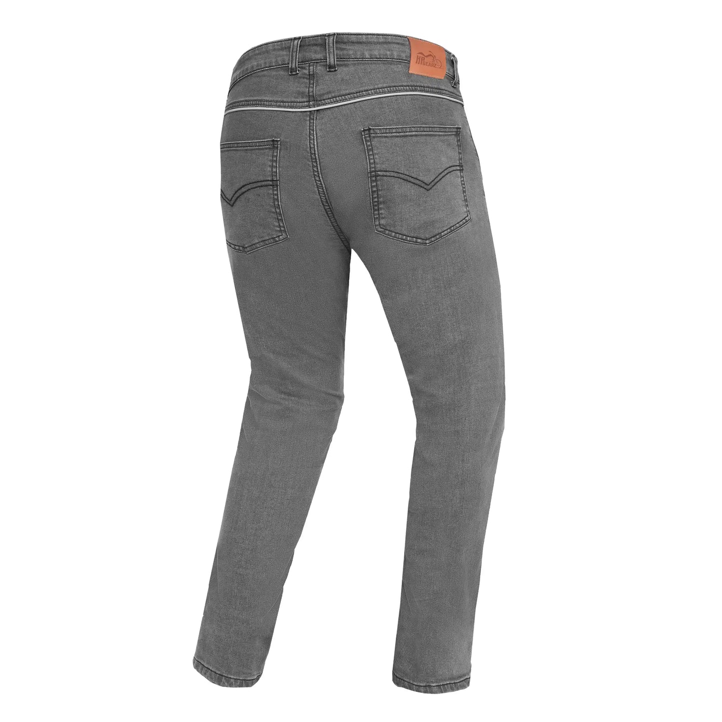 HP GEARZ MEN MOTORCYCLE JEANS – GREY