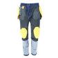 HP GEARZ MEN MOTORCYCLE JEANS | PANT – BLUE LINED WITH TWARON® FIBER with FREE CE HIP and KNEE ARMOR