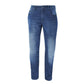 HP GEARZ MEN MOTORCYCLE JEANS | PANT – BLUE LINED WITH TWARON® FIBER with FREE CE HIP and KNEE ARMOR